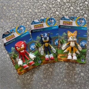 Bendems Action Figure Set - Red, Blue, Yellow
